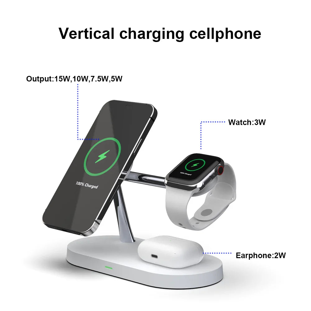 ChargeHub™ 3-in-1 Wireless Charging Stand
