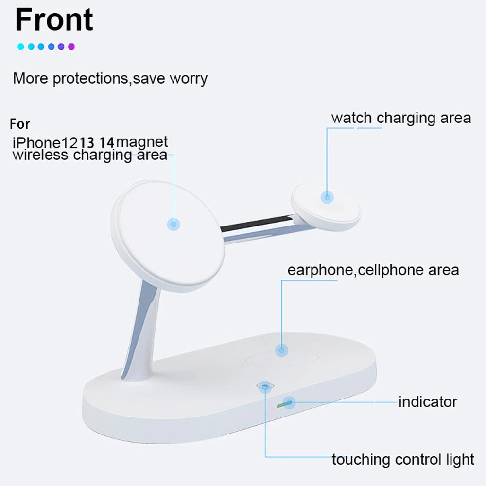 ChargeHub™ 3-in-1 Wireless Charging Stand