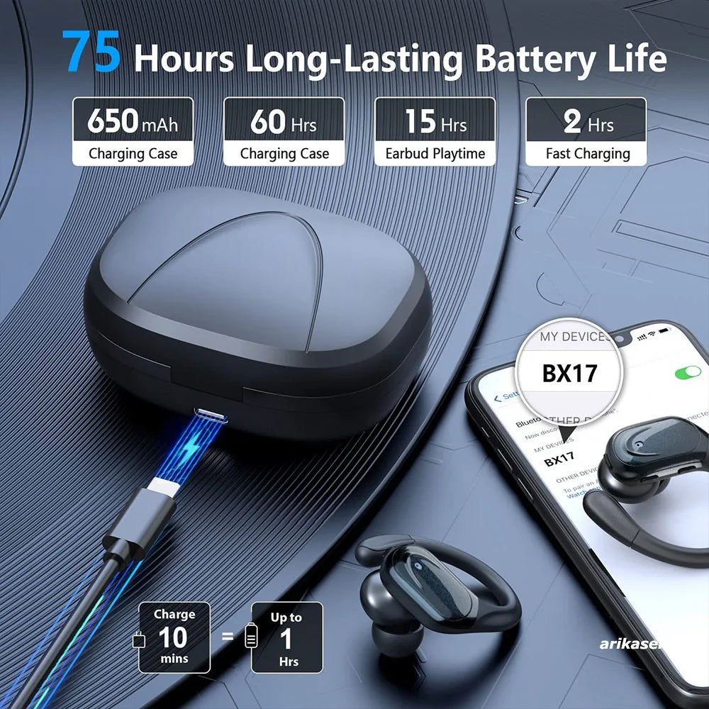 SportBuds 75H Bluetooth Earbuds