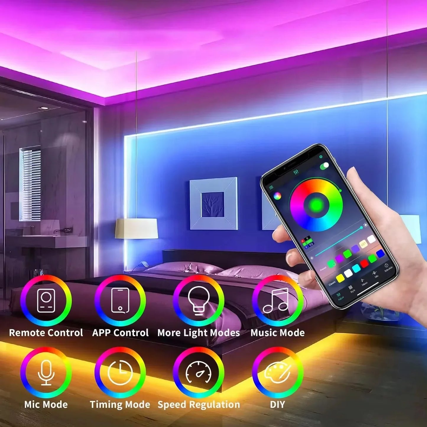 NeonGlow RGB LED Strip
