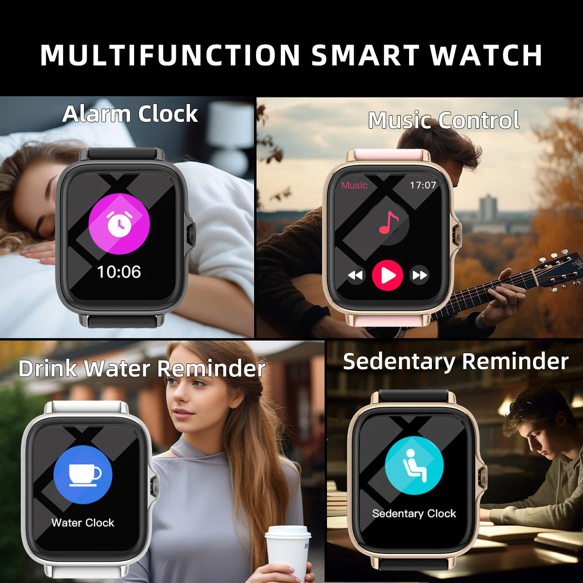 SmartFit 1.83" Waterproof Watch