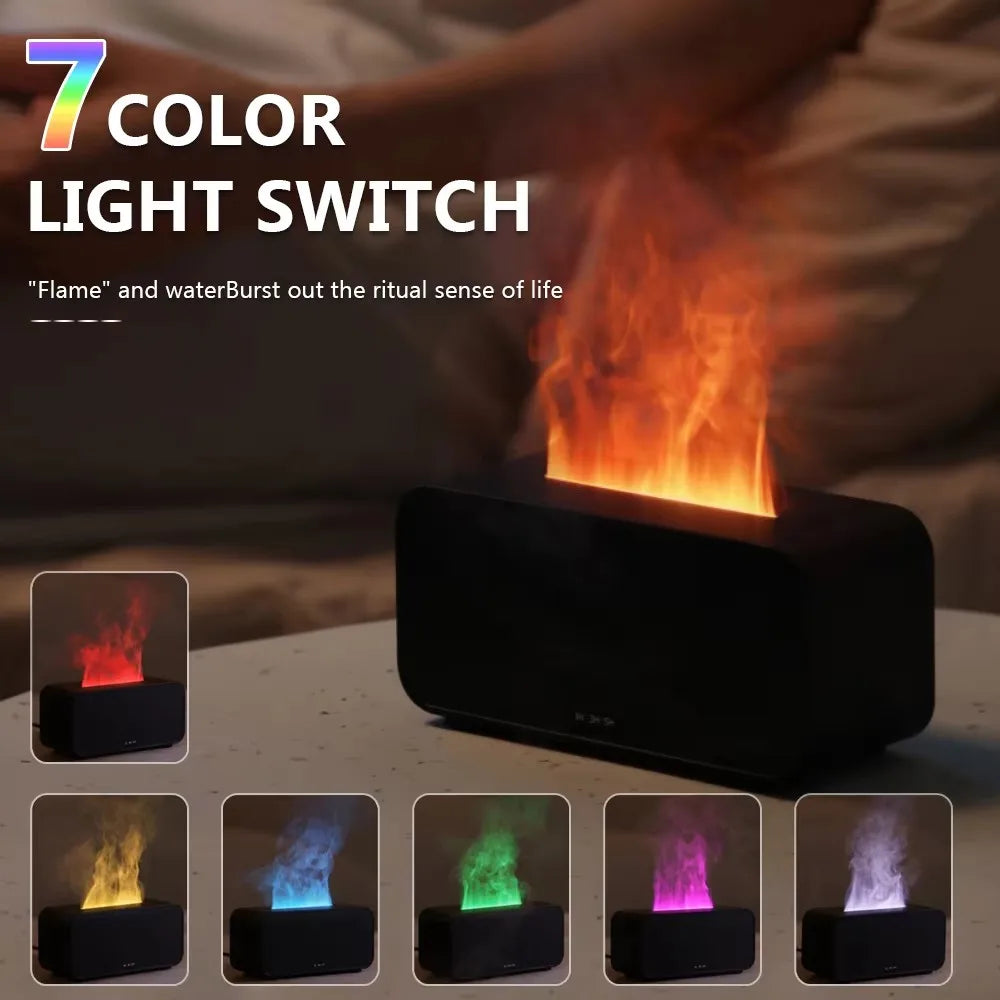 FlameGlow™ Aromatherapy Humidifier & Diffuser