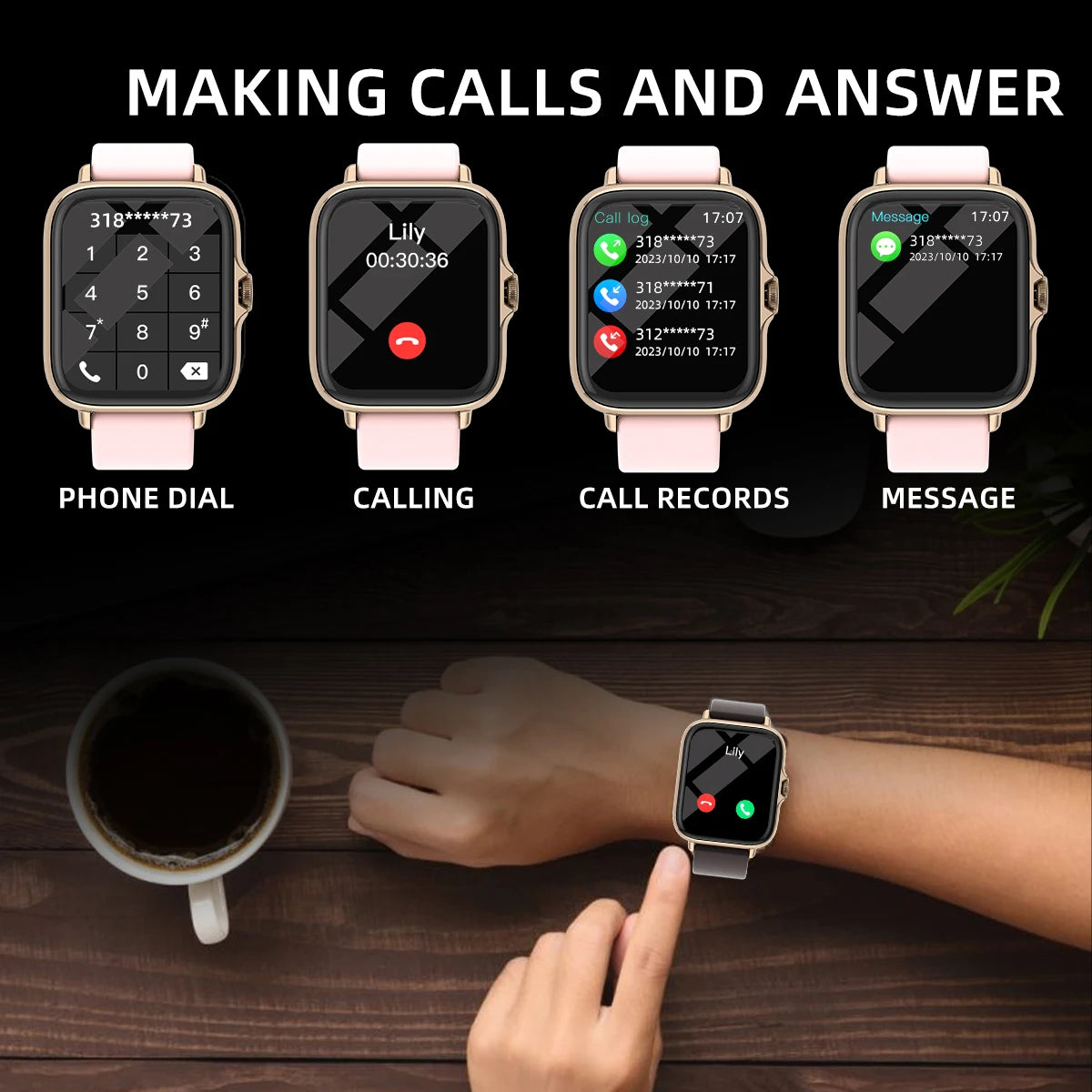 SmartFit 1.83" Waterproof Watch