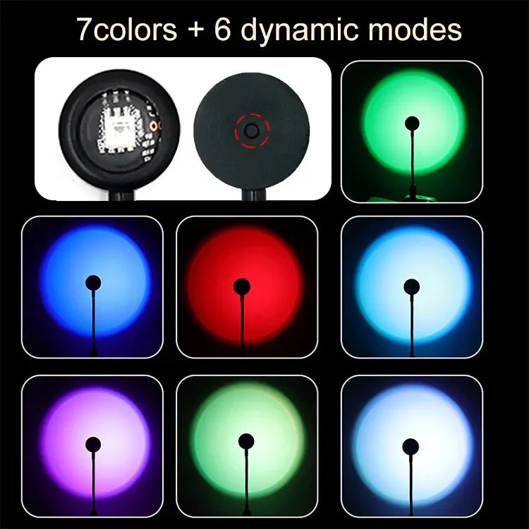 SunGlow™ USB LED Sunset Projection Lamp