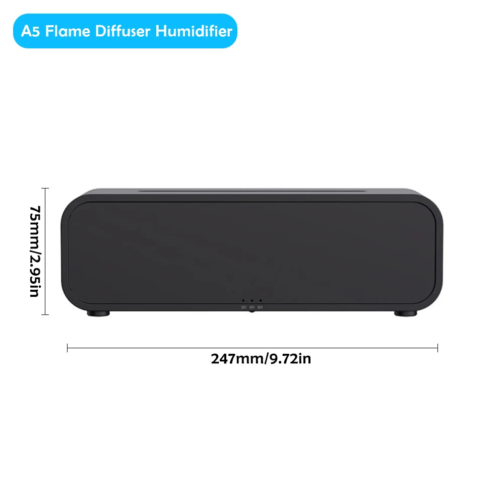 FlameGlow™ Aromatherapy Humidifier & Diffuser