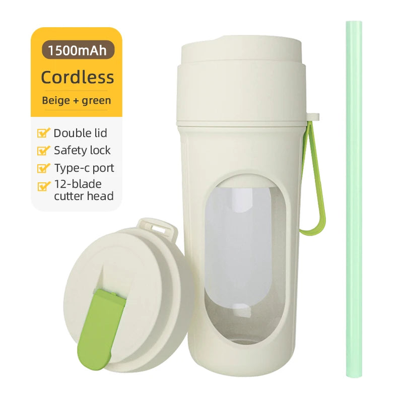 BlendPro™ Double Cup USB Juicer Blender