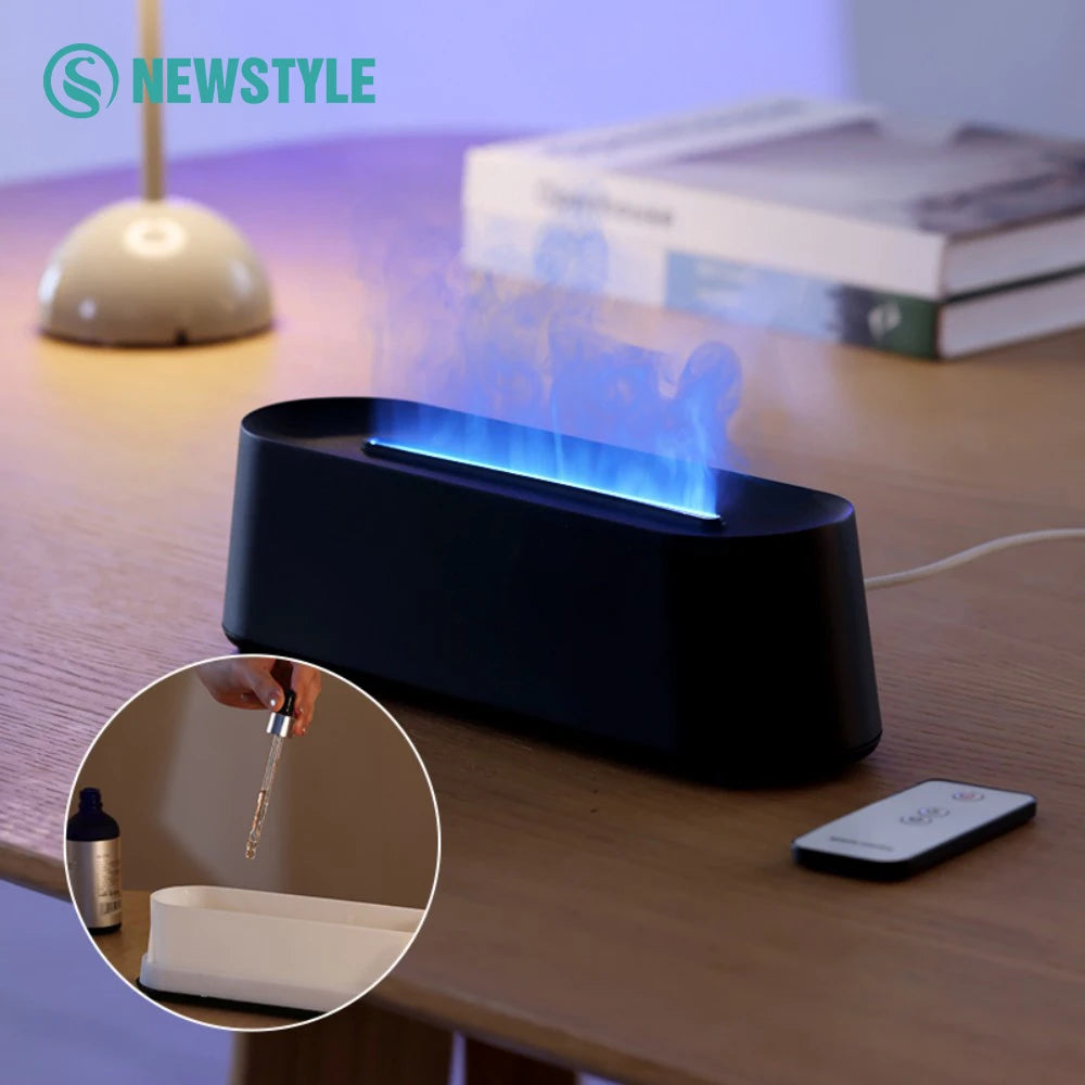 FlameGlow™ Aromatherapy Humidifier & Diffuser