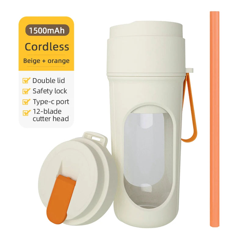 BlendPro™ Double Cup USB Juicer Blender