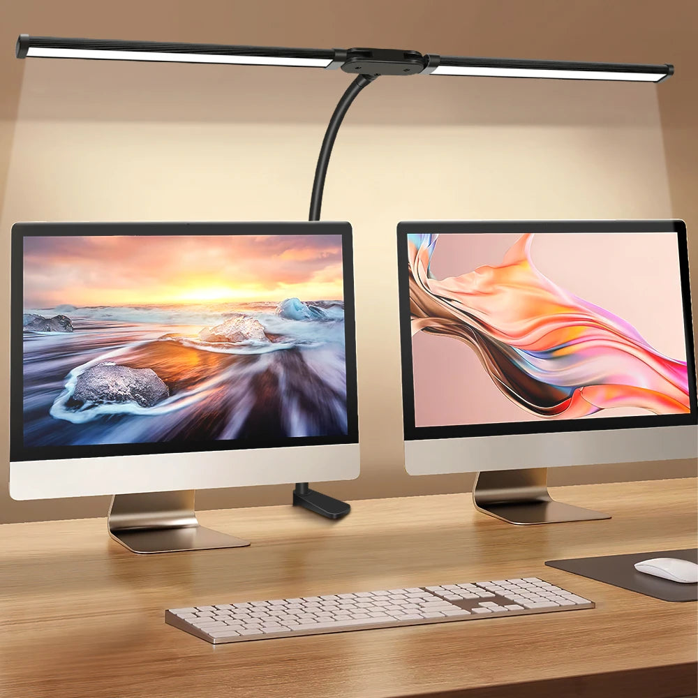 BrightDesk™ Double-Head LED Clip Lamp