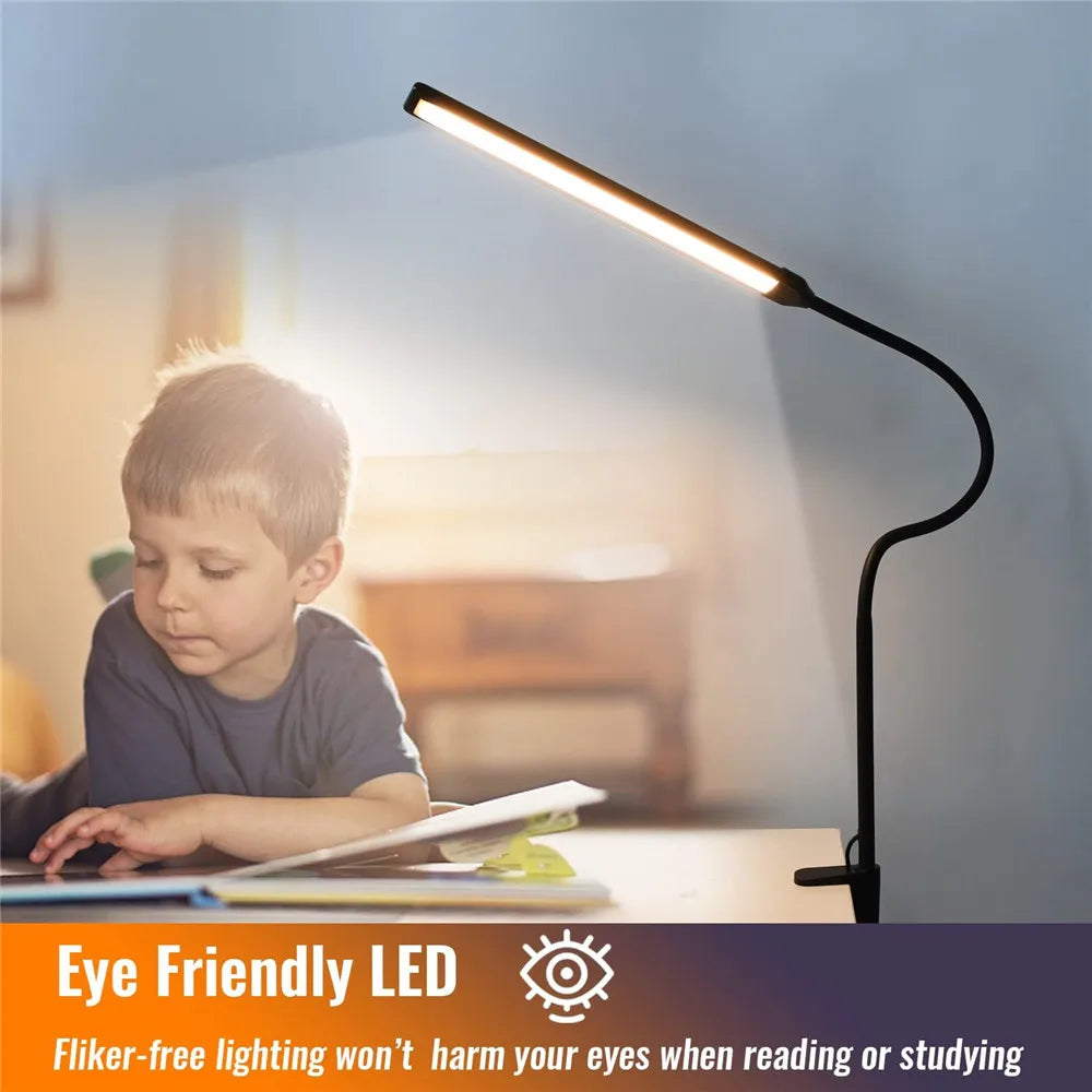 BrightDesk™ Double-Head LED Clip Lamp